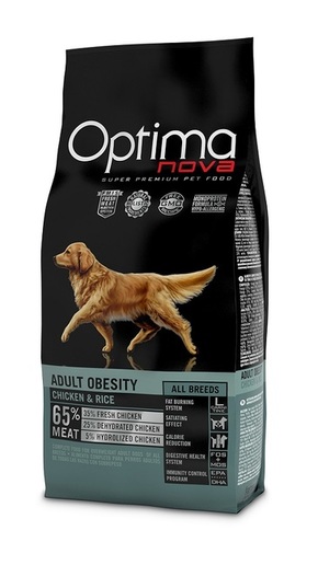 OPTIMAnova Dog Obesity Chicken &amp; Rice 2 kg