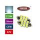 Amio avto led žarnica (sijalka) c5w 9 smd 5050 39mm 2 kosa