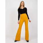 Factoryprice Ženske hlače z gubami SALERNO Mustard LC-SP-22K-5019.13P_382097 40