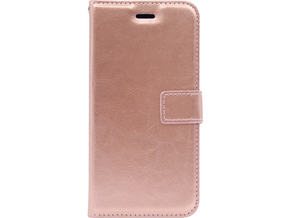 Chameleon Apple iPhone XS Max - Preklopna torbica (WLC) - roza-zlata