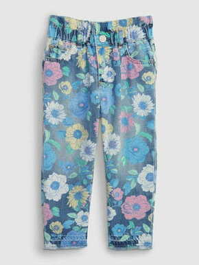 Gap Otroške Jeans hlače mom floral 18-24M