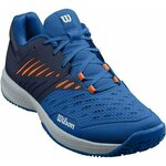 Wilson Kaos Comp 3.0 Mens Tennis Shoe Classic Blue/Peacoat/Orange Tiger 42 2/3 Moški teniški copati