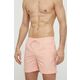 Kopalne kratke hlače Calvin Klein roza barva - roza. Kopalne kratke hlače iz kolekcije Calvin Klein, izdelane iz tkanine. Model iz hitro sušečega se recikliranega materiala.