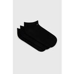 Calvin Klein nogavice (3-pack) - črna. Kratke nogavice iz zbirke Calvin Klein. Model iz elastičnega, gladkega materiala. Vključeni trije pari