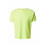 Bombažna kratka majica American Vintage zelena barva - rumena. Kratka majica iz kolekcije American Vintage, izdelana iz tanke, elastične pletenine. Model iz izjemno udobne bombažne tkanine.