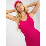 Och Bella Ženska obleka z izrezom OCH BELLA roza TW-SK-BI-B001.67P_386620 Univerzalni