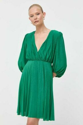 Obleka Liu Jo zelena barva - zelena. Obleka iz kolekcije Liu Jo. Model izdelan iz tanke