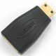 Gembird Kabel rdeče barve. HDMI na HDMI mini-C, F/M, pozlačeni kontakti, črn