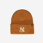 Kapa 47brand New York Yankees Haymaker rjava barva - rjava. Kapa iz kolekcije 47brand. Model izdelan iz pletenine z nalepko.