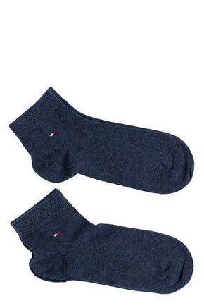 Tommy Hilfiger nogavice (2-pack) - vijolična. Kratke nogavice iz zbirke Tommy Hilfiger. Model iz elastičnega materiala. Vključena sta dva para