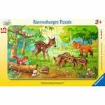 Ravensburger sestavljanka Male gozdne živali, 15 delov (6376)