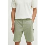 Kratke hlače Pepe Jeans CARPENTER SHORT moške, zelena barva, PM801101 - zelena. Kratke hlače iz kolekcije Pepe Jeans. Model izdelan iz gladke tkanine. Model iz izjemno udobne, zračne tkanine z visoko vsebnostjo bombaža.