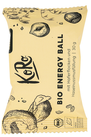 KoRo Bio Energy Ball - slani lešniki - 30 g