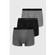 Boksarice Under Armour 3-pack moški, siva barva - siva. Boksarice iz kolekcije Under Armour. Model izdelan iz elastične pletenine. V kompletu so trije pari.