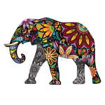 Nalepka Ambiance Indija Elephant, 60 x 85 cm