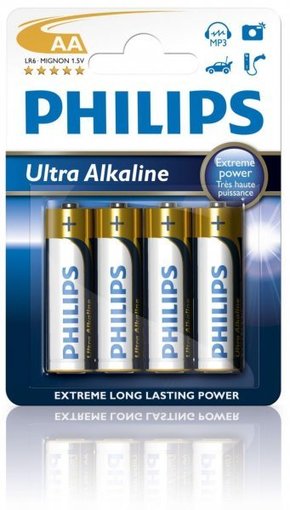 Philips baterija Ultra Alkaline AA