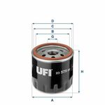 OLJNI FILTER 2357500 UFI