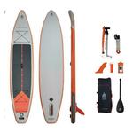 Napihljiva SUP deska Shark Touring, 11.8 x 30 x 6, komplet z delno karbonskim veslom