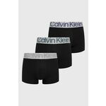 Boksarice Calvin Klein Underwear 3-pack moški, črna barva - črna. Boksarice iz kolekcije Calvin Klein Underwear. Model izdelan iz gladke, elastične pletenine.