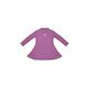 Otroška obleka Pinko Up vijolična barva - vijolična. Otroški obleka iz kolekcije Pinko Up. Nabran model, izdelan iz udobne pletenine.