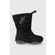 Otroški zimski škornji Geox Himalaya črna barva - črna. Zimski čevlji iz kolekcije Geox. Podloženi model izdelan iz kombinacije ekološkega usnja in tekstilnega materiala. Lahek in udoben model, idealen za vsakodnevno nošenje.