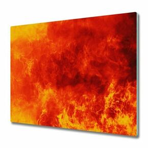 Tulup.si Steklena podloga za rezanje Flames 2x30x52 cm