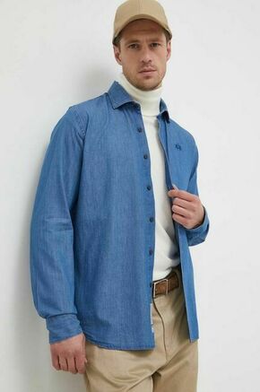 Jeans srajca La Martina moška - modra. Srajca iz kolekcije La Martina