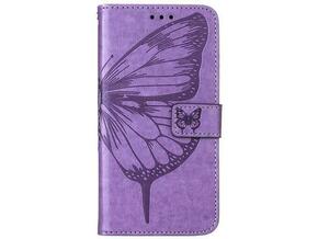 Chameleon Samsung Galaxy A15 4G/5G - Preklopna torbica (WLGO-Butterfly) - vijolična