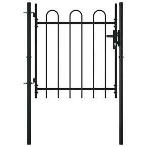 VidaXL Enojna ograjna vrata 100x75 cm