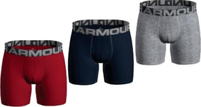 Under Armour Bokser spodnjice UA Charged Cotton 6in 3 Pack-RED L