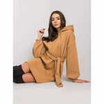 BASIC FEEL GOOD Ženska črtasta obleka RAELLA brown RV-SK-7253.13_380789 L-XL