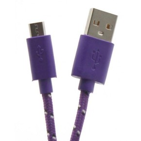 Kabel USB A-B mikro 1m SBOX bombažna zaščita