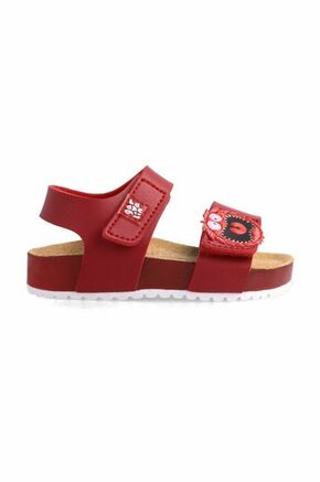 Garvalin otroški sandali - rdeča. Otroški sandali iz kolekcije Garvalin. Model narejen iz ekološkega usnja.