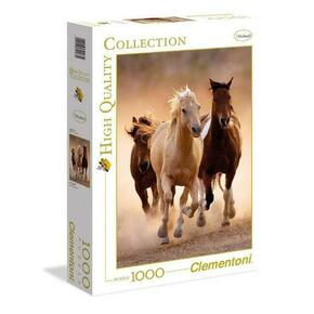 Sestavljanka Clementoni High Quality Collection- Running horses 39168