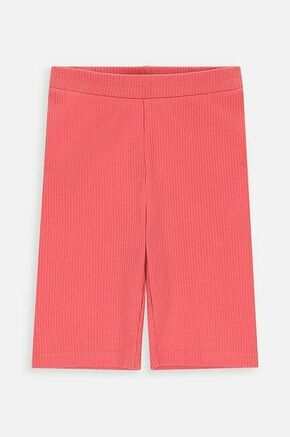 Otroške kratke hlače Coccodrillo rdeča barva - rdeča. Otroški kratke hlače iz kolekcije Coccodrillo. Model izdelan iz gladke pletenine.
