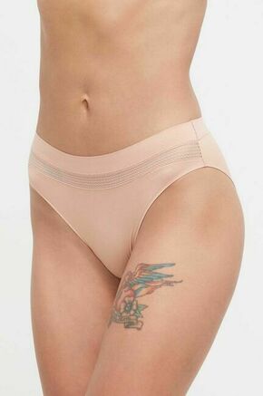 Calvin Klein Underwear spodnjice - roza. Spodnjice iz kolekcije Calvin Klein Underwear. Model izdelan iz elastične pletenine.