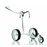 Jucad Carbon 3-Wheel White/Black Ročni voziček za golf
