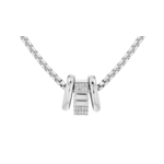 Calvin Klein Moderna jeklena ogrlica s kristali 35000364
