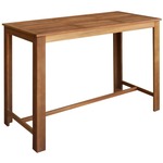 Greatstore Barska miza iz trdnega akacijevega lesa 150x70x105 cm