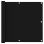 Balkonsko platno črno 90x500 cm oksford blago
