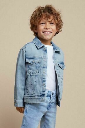 Otroška jeans jakna Mayoral - modra. Otroški jakna iz kolekcije Mayoral. Nepodložen model