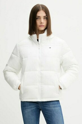Jakna Tommy Jeans bela barva
