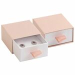 Jan KOS Praškasto roza darilna škatla za komplet nakita DE-4 / A5 / A1