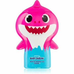Corsair Baby Shark gel za prhanje in kopanje za otroke Pink 350 ml