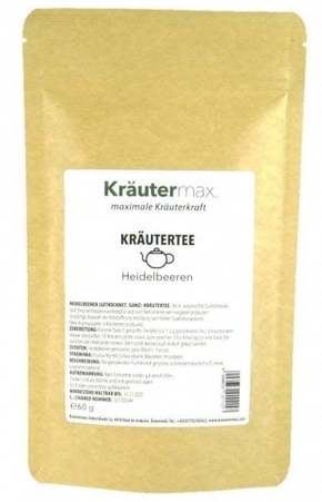 Kräuter Max Zeliščni čaj borovnice - 60 g