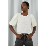 Majica Answear Lab ženska, bež barva - bež. Bluza iz kolekcije Answear Lab, izdelana iz pletenine. Kolekcija je na voljo izključno na Answear.Si.