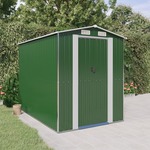 vidaXL Vrtna lopa zelena 192x274x223 cm pocinkano jeklo