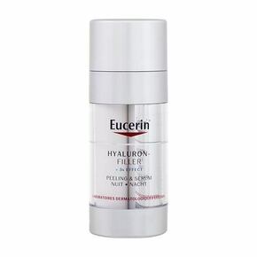 Eucerin Hyaluron-Filler + 3x Effect Night Peeling &amp; Serum serum za obraz 30 ml za ženske