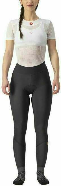 Castelli Velocissima Thermal Tight Black/Black Reflex XL Kolesarske hlače