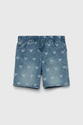 Otroške kratke hlače iz jeansa GAP x Disney - modra. Otroške kratke hlače iz kolekcije GAP. Model izdelan iz jeansa. Trden material